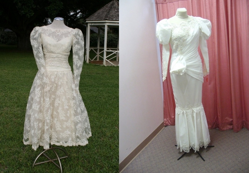80s-vintage-wedding-dress-picture 1980s vintage wedding dress picture
