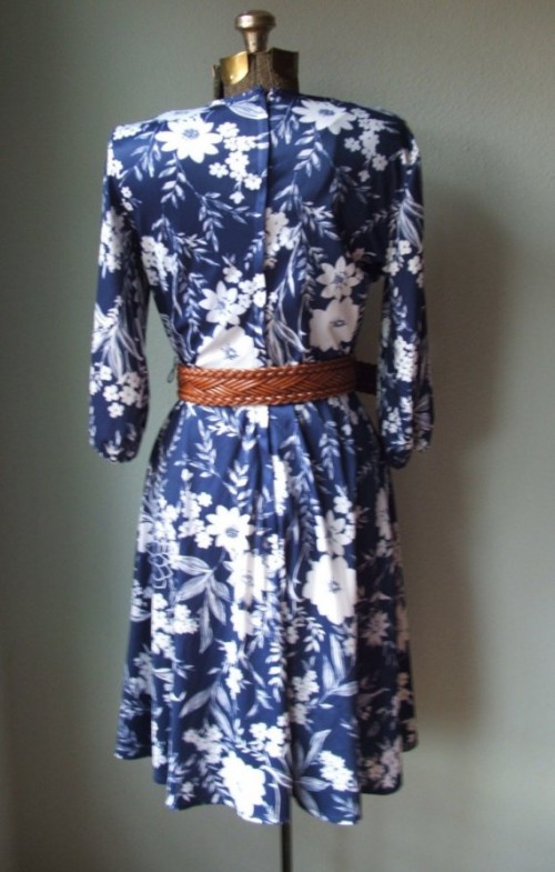 basic_vintage_polyester_floral_dress_etsy vintage womens dress etsy