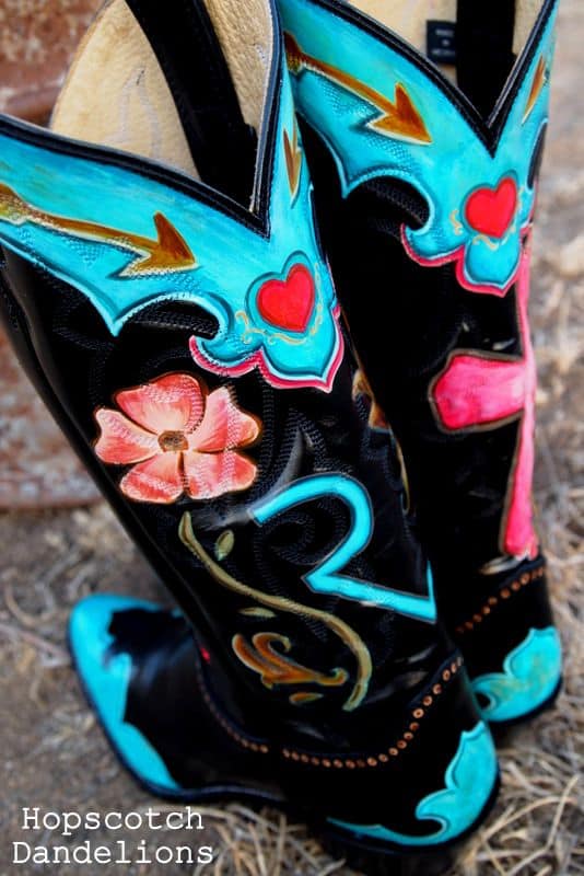 DIY Hand-Painted Cowboy Boots DIY Hand-Painted Cowboy Boots