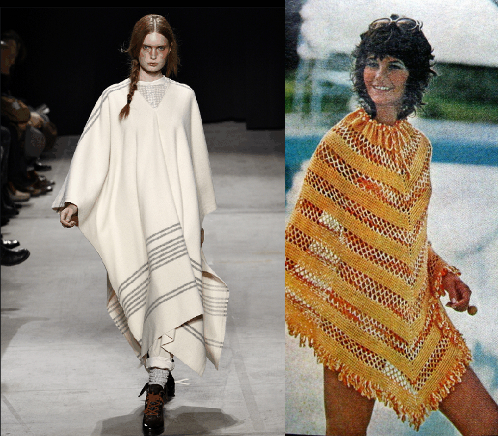 fashion-week-vintage-style-inspiration-70s-poncho fashion week vintage style inspiration picture