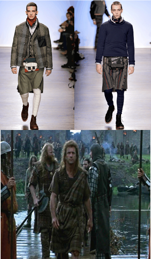 fashion-week-vintage-style-inspiration-mens-kilts fashion week vintage style inspiration picture