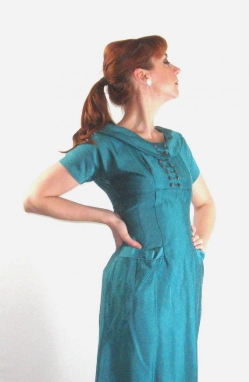 mad_avenue_wiggle_dress_etsy vintage women's wiggle dress etsy