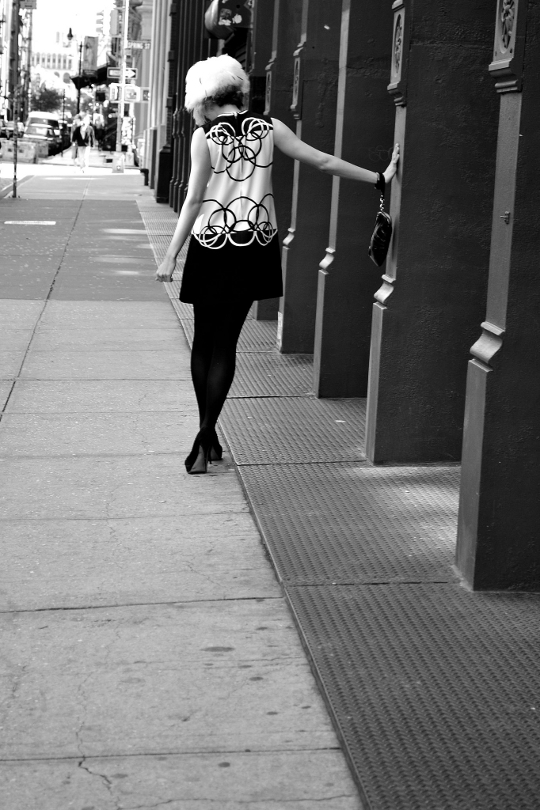 mr-dino-vintage-dress-black-white mr dino 1960s vintage dress