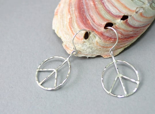 peace-earrings-etsy peace earrings from etsy