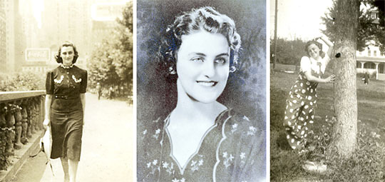 vintage fashion photo of fashion illustrator Hilda Glasgow