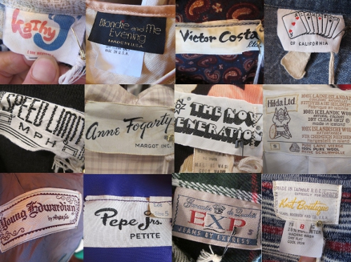 Vintage Tag History: Levi's, Banana Republic, Betsey Johnson, Abercrombie & Fitch and More Vintage Tag History: Levi's, Banana Republic, Betsey Johnson, Abercrombie & Fitch and More
